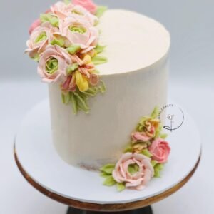 Floral Bliss Buttercream Cake