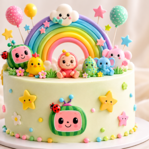 Cocomelon Birthday Cake
